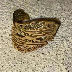 H & M Leaf pattern cuff bracelet